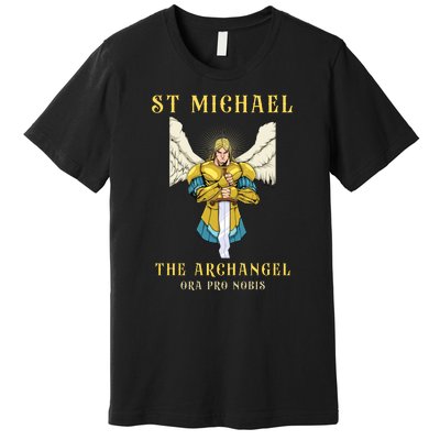 St Michael The Archangel Roman Catholic Gift Premium T-Shirt