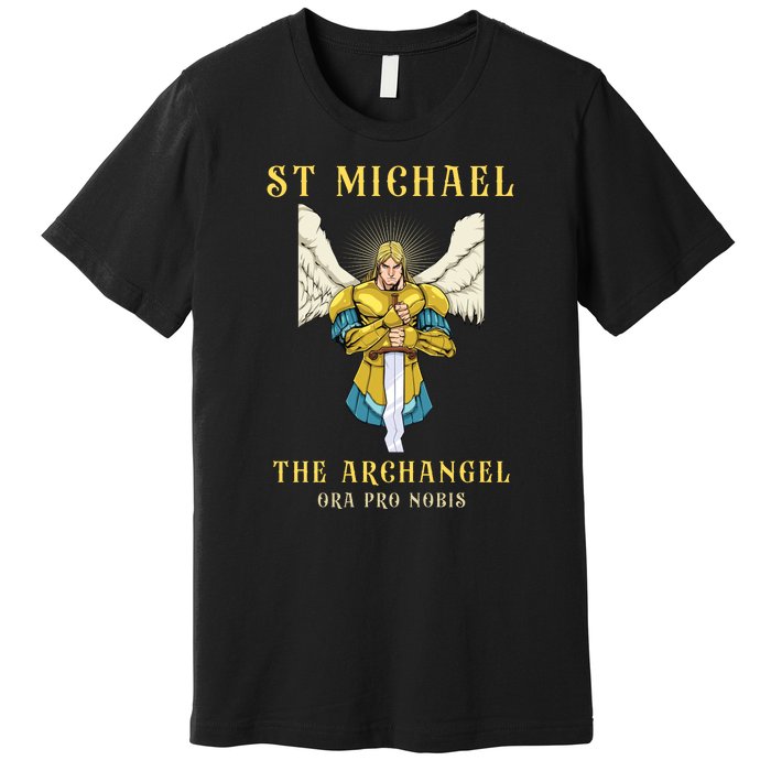 St Michael The Archangel Roman Catholic Gift Premium T-Shirt