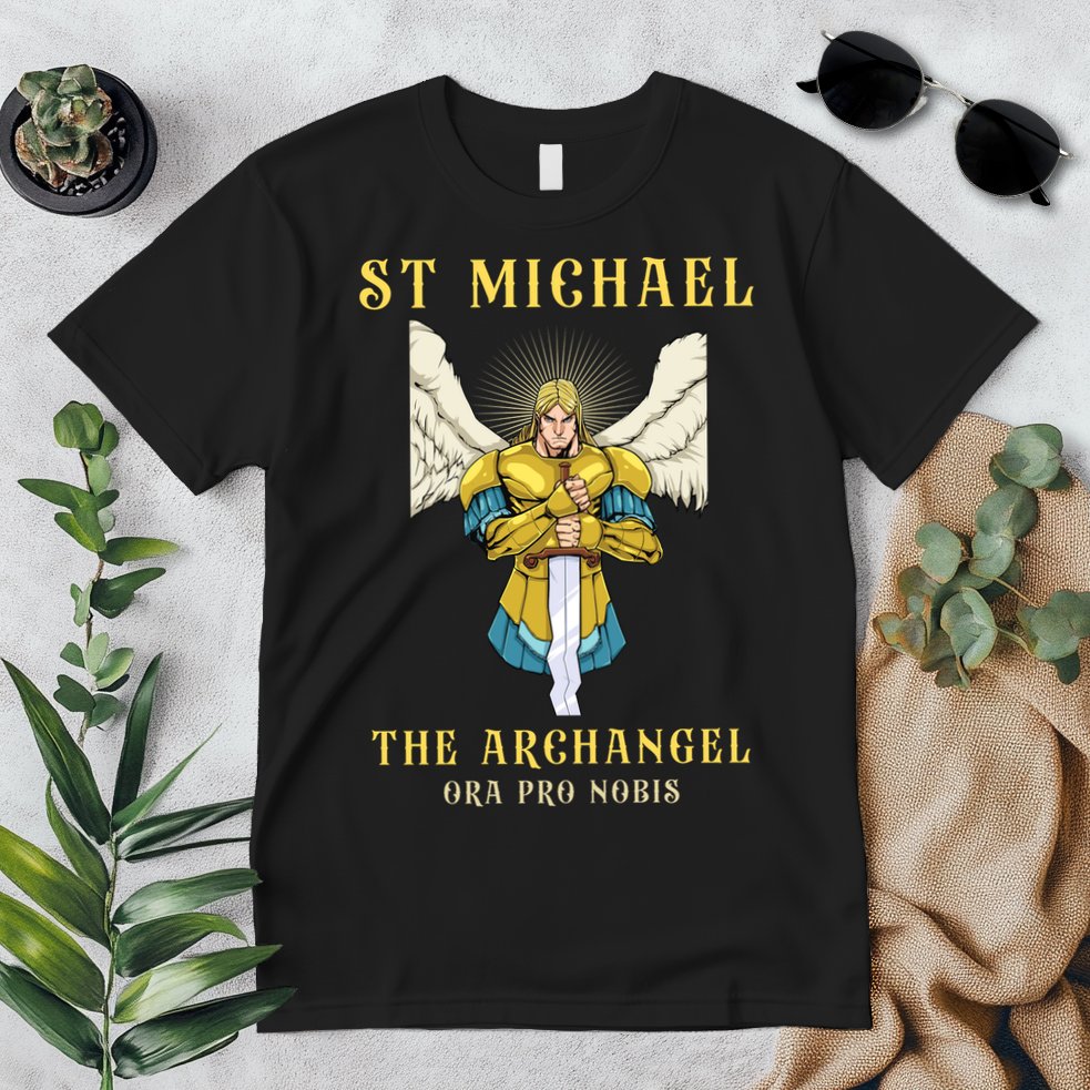 St Michael The Archangel Roman Catholic Gift Premium T-Shirt