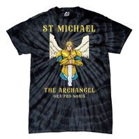 St Michael The Archangel Roman Catholic Gift Tie-Dye T-Shirt