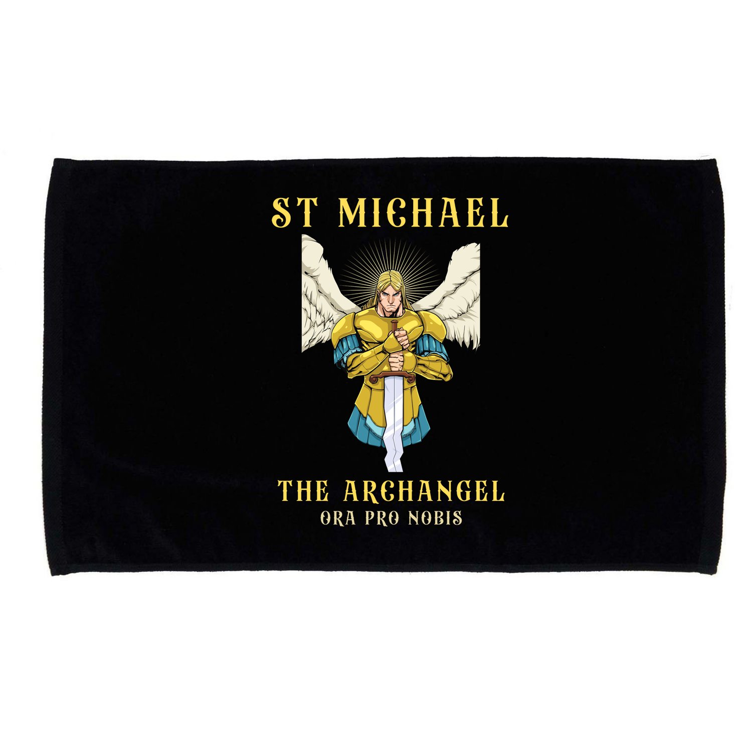 St Michael The Archangel Roman Catholic Gift Microfiber Hand Towel