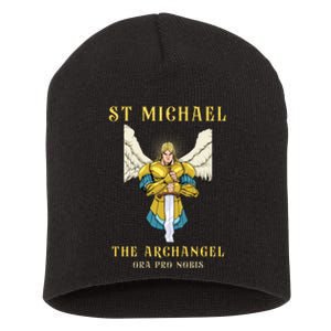 St Michael The Archangel Roman Catholic Gift Short Acrylic Beanie