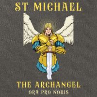 St Michael The Archangel Roman Catholic Gift Cotton Canvas Backpack