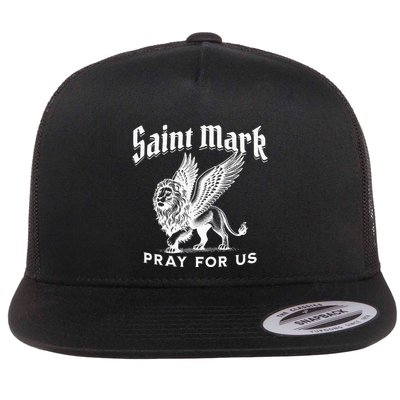 St Mark The Evangelist Apostle Lion Symbol Catholic Saint Flatbill Hat