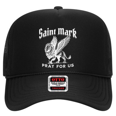 St Mark The Evangelist Apostle Lion Symbol Catholic Saint Trucker Hat