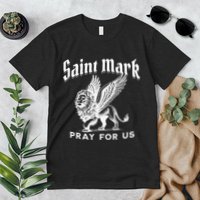 St Mark The Evangelist Apostle Lion Symbol Catholic Saint Premium T-Shirt