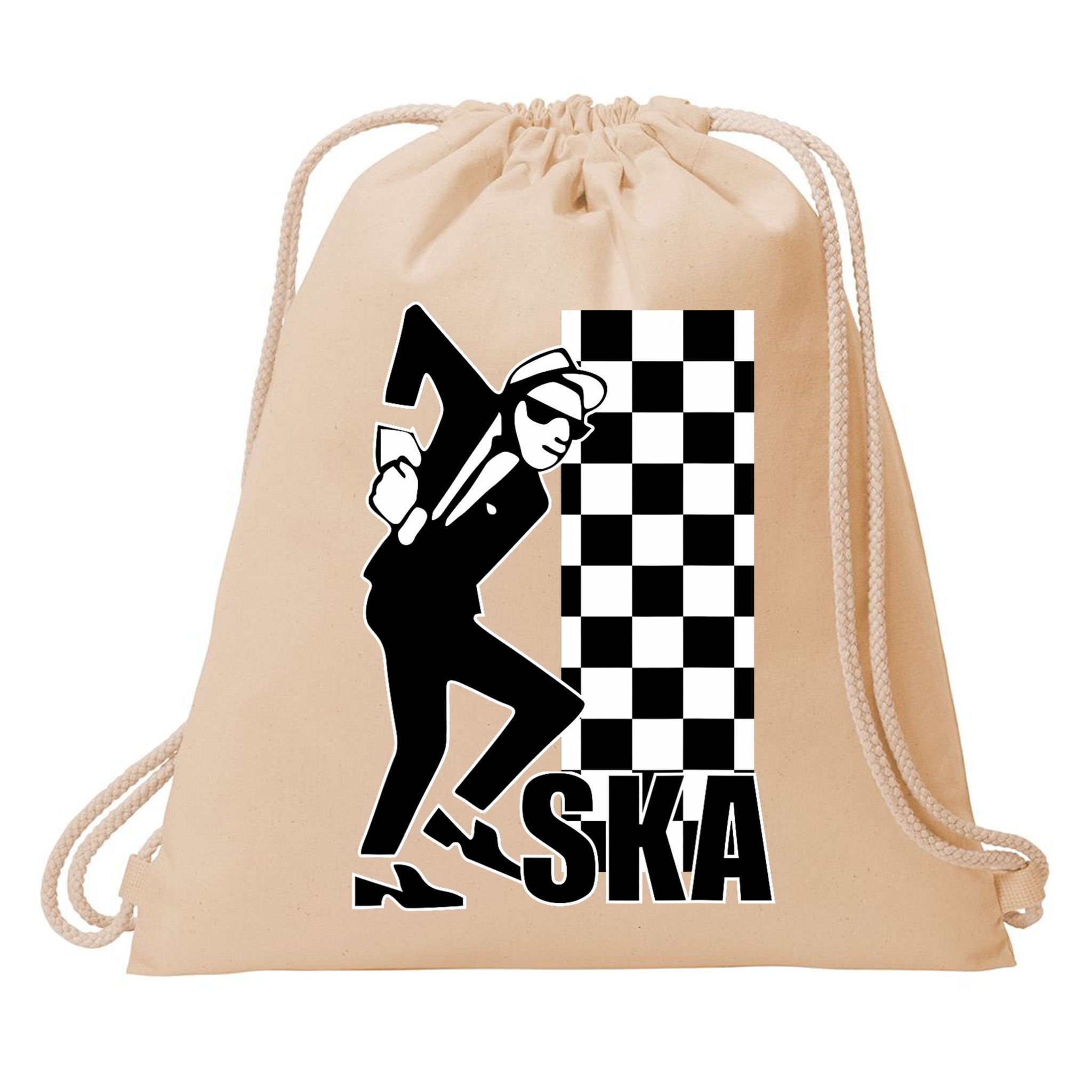 Ska Music Tska Music Is Life Ska Reggae Drawstring Bag