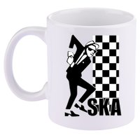 Ska Music Tska Music Is Life Ska Reggae 11oz C Handle Ceramic Mug