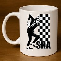 Ska Music Tska Music Is Life Ska Reggae 11oz C Handle Ceramic Mug