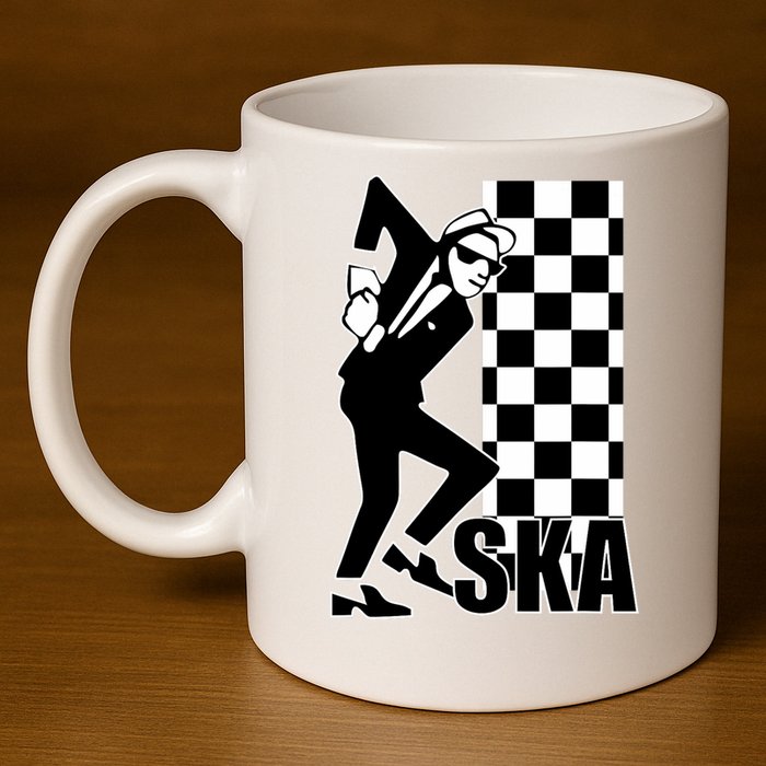 Ska Music Tska Music Is Life Ska Reggae 11oz C Handle Ceramic Mug