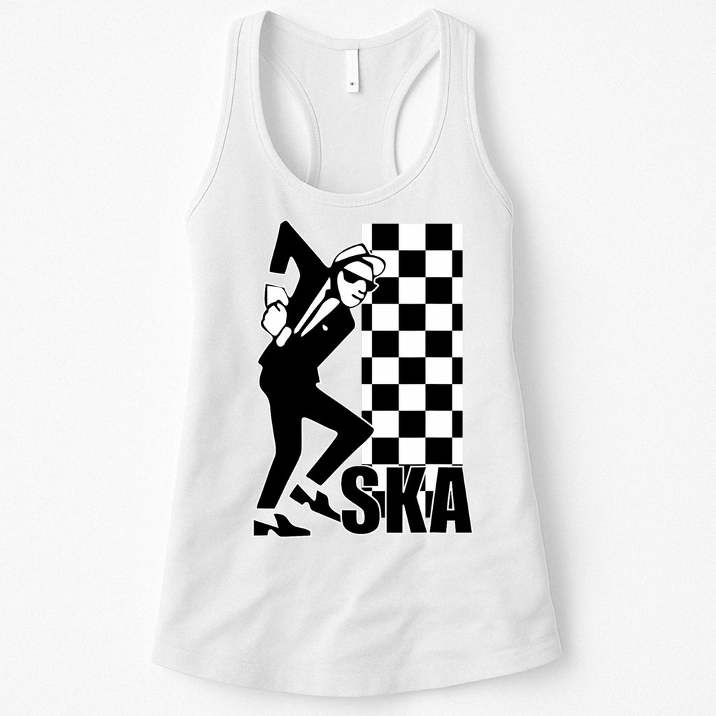 Ska Music Tska Music Is Life Ska Reggae Womens Tank Top