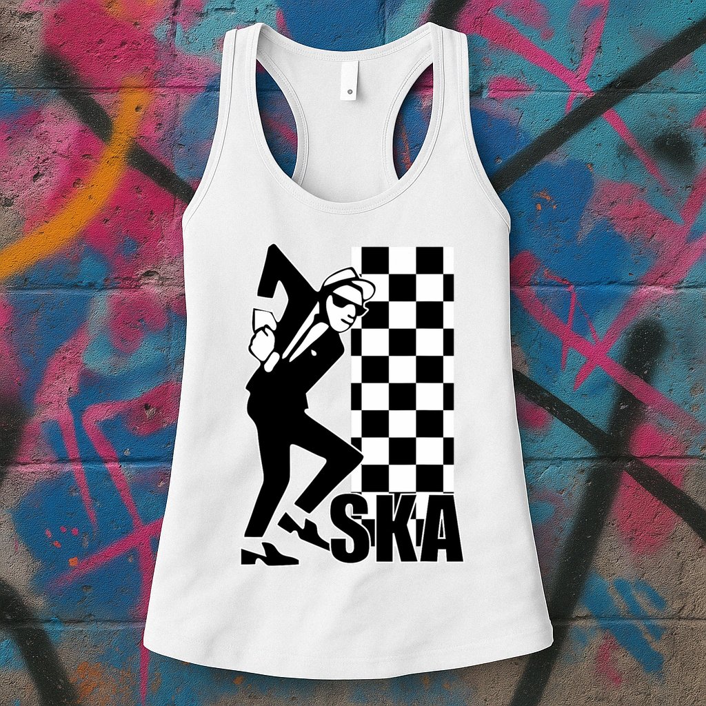 Ska Music Tska Music Is Life Ska Reggae Womens Tank Top