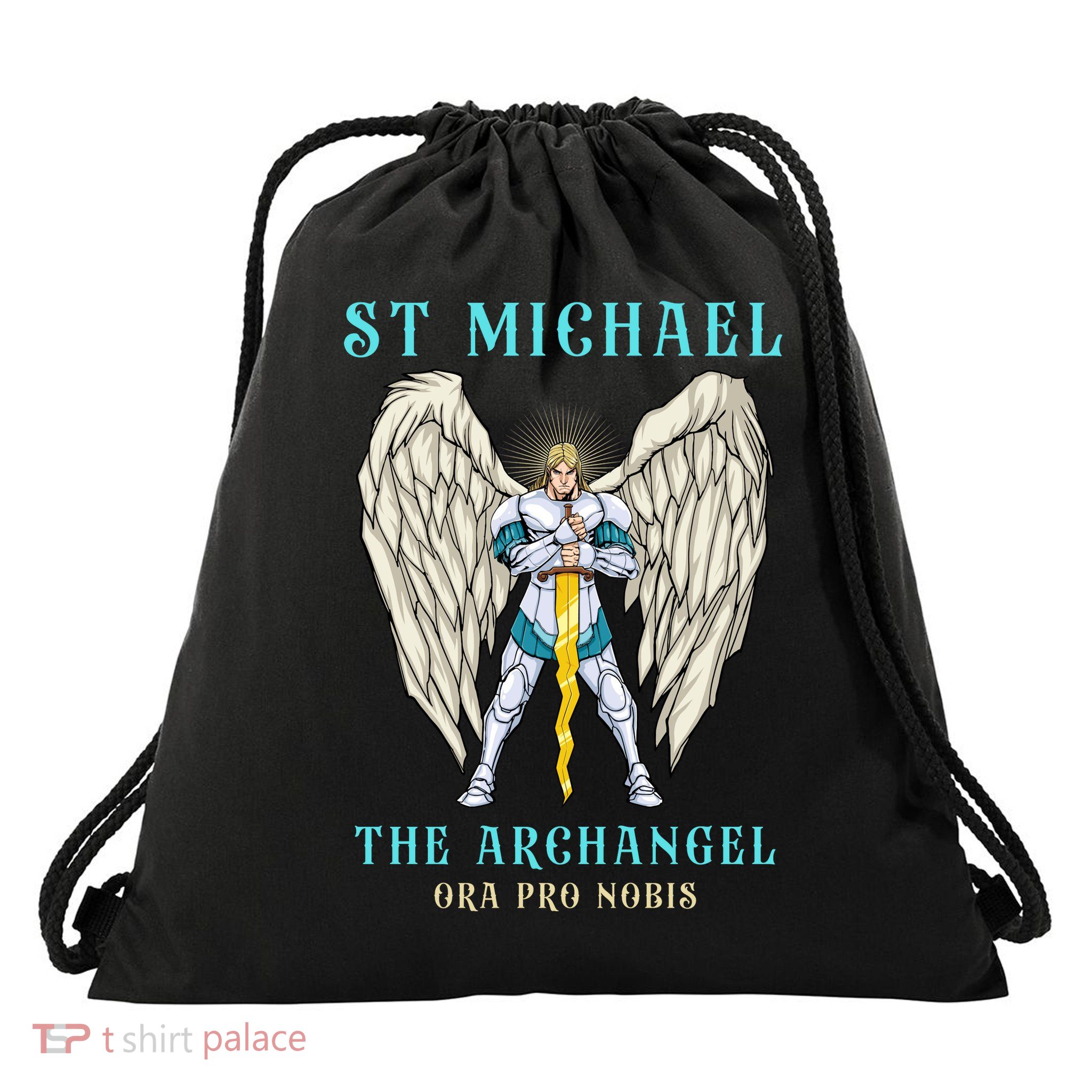 St Michael The Archangel Roman Catholic Gift Drawstring Bag