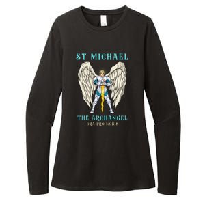 St Michael The Archangel Roman Catholic Gift Womens CVC Long Sleeve Shirt