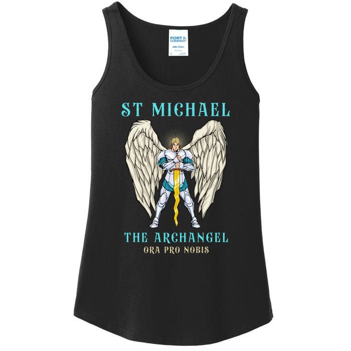 St Michael The Archangel Roman Catholic Gift Ladies Essential Tank