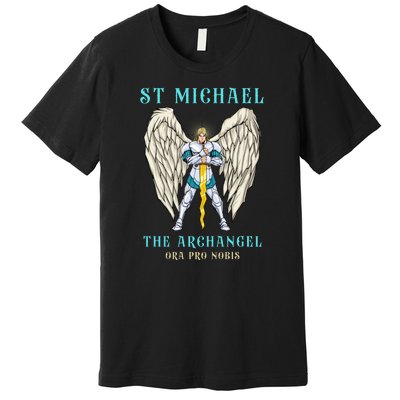 St Michael The Archangel Roman Catholic Gift Premium T-Shirt