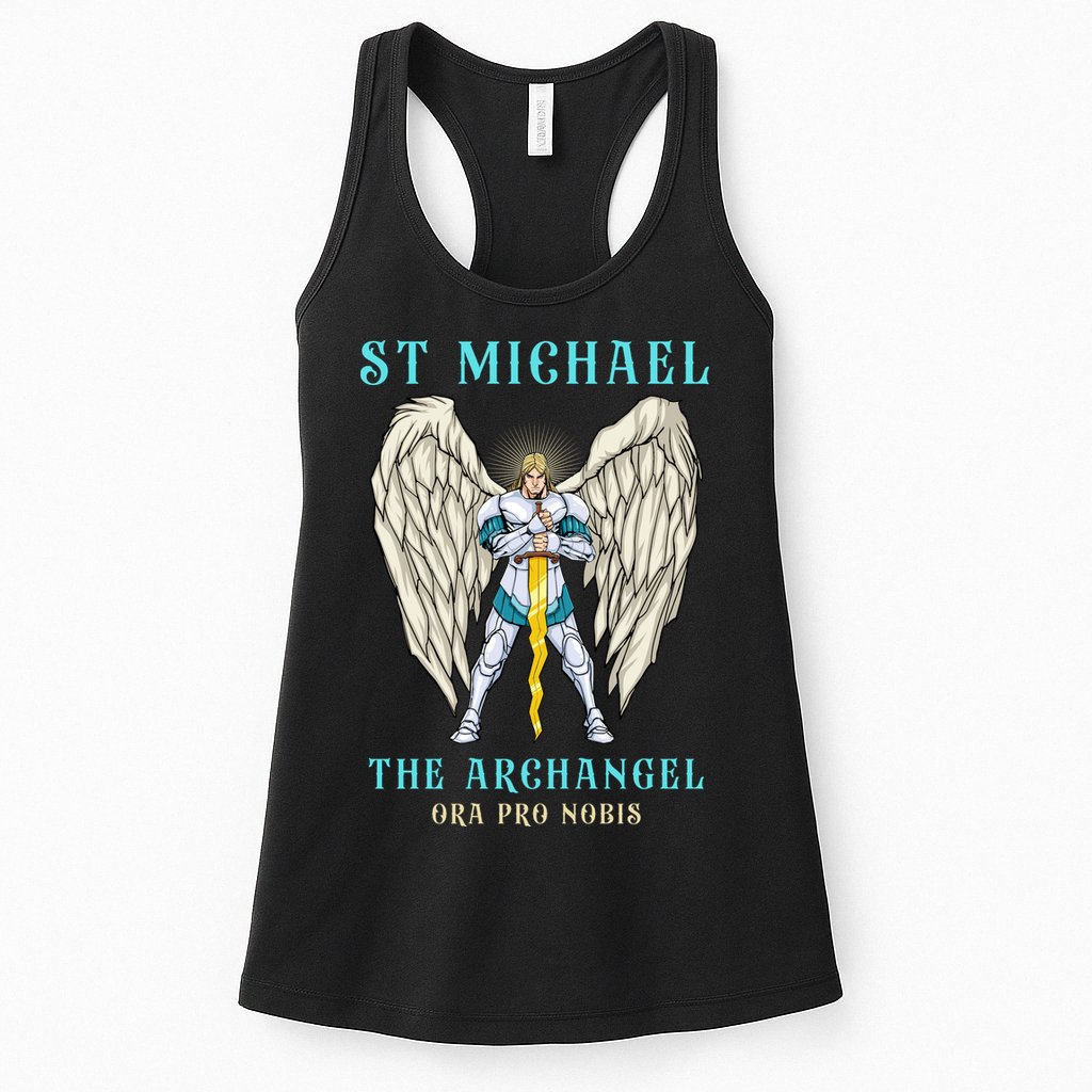 St Michael The Archangel Roman Catholic Gift Womens Tank Top