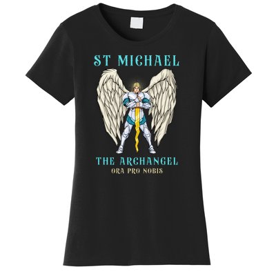 St Michael The Archangel Roman Catholic Gift Women's T-Shirt