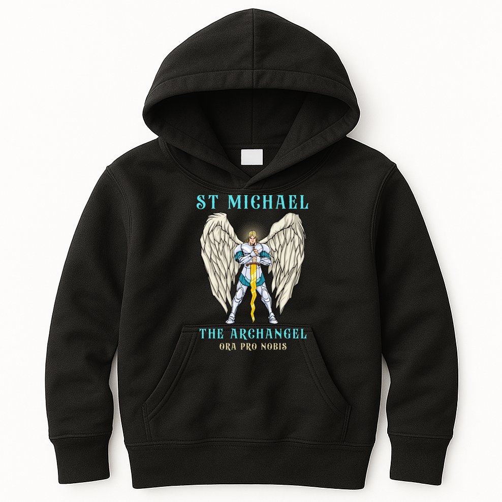 St Michael The Archangel Roman Catholic Gift Kids Hoodie