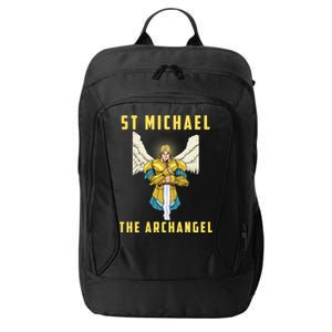 St Michael The Archangel Roman Catholic Gift City Backpack