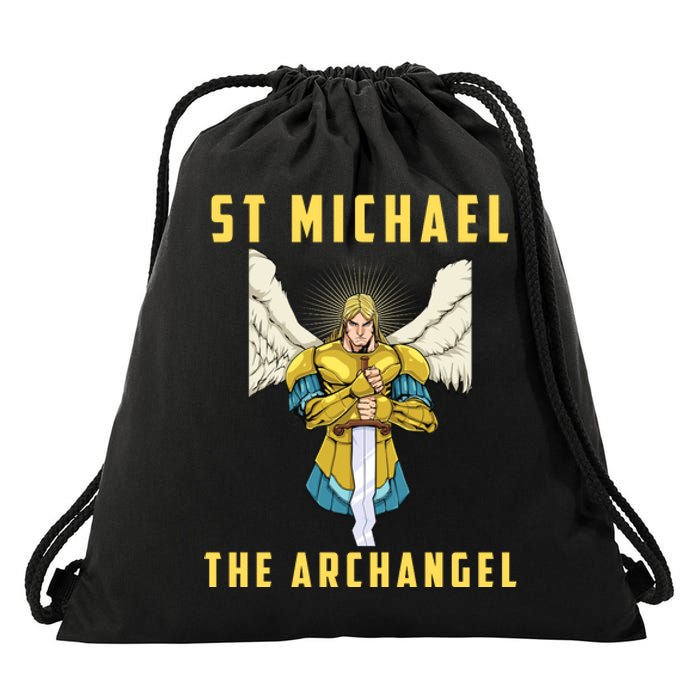 St Michael The Archangel Roman Catholic Gift Drawstring Bag