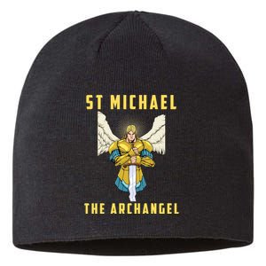 St Michael The Archangel Roman Catholic Gift Sustainable Beanie