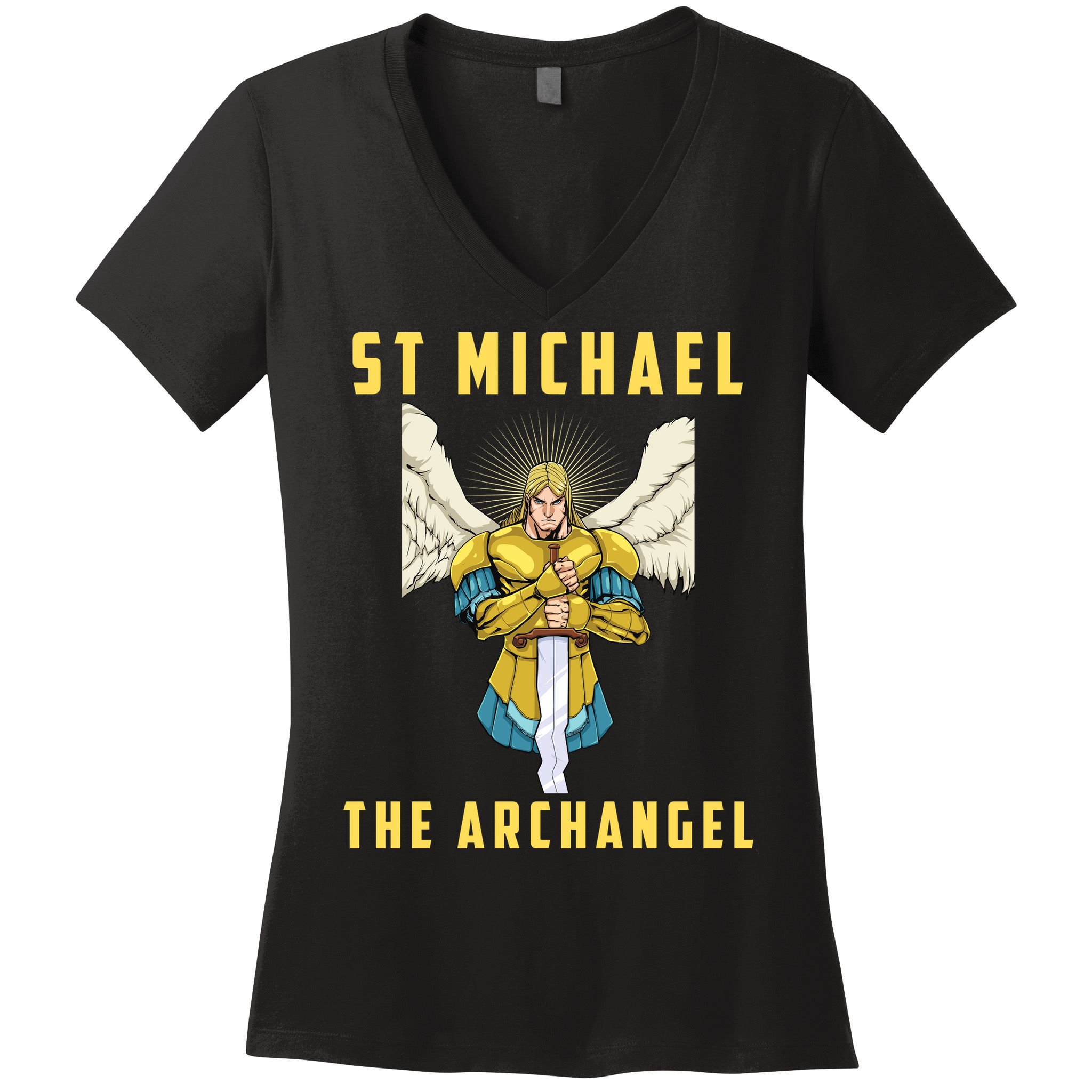 St Michael The Archangel Roman Catholic Gift Women's V-Neck T-Shirt