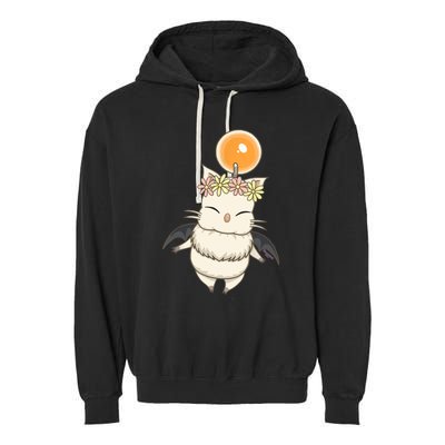 Spriing Moogle the bat cat Classic Garment-Dyed Fleece Hoodie