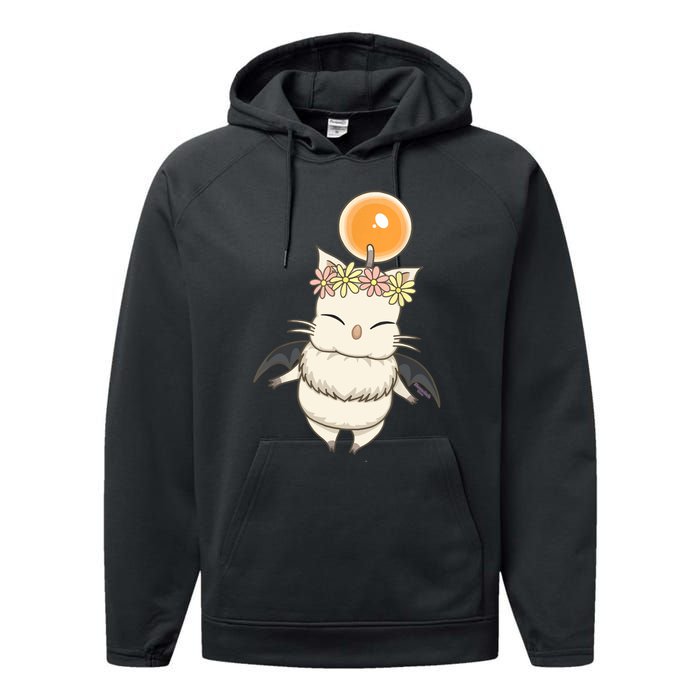 Spriing Moogle the bat cat Classic Performance Fleece Hoodie