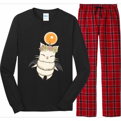 Spriing Moogle the bat cat Classic Long Sleeve Pajama Set