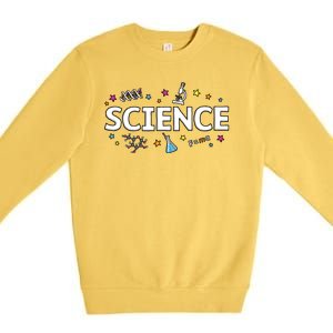 Science May The Force Be With You Funny Premium Crewneck Sweatshirt