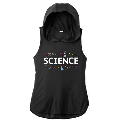 Science May The Force Be With You Funny Ladies PosiCharge Tri-Blend Wicking Draft Hoodie Tank