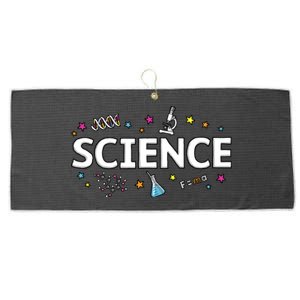 Science May The Force Be With You Funny Large Microfiber Waffle Golf Towel