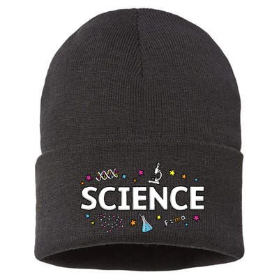 Science May The Force Be With You Funny Sustainable Knit Beanie