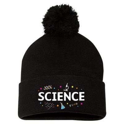 Science May The Force Be With You Funny Pom Pom 12in Knit Beanie