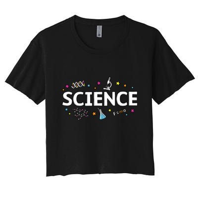 Science May The Force Be With You Funny Crop Top