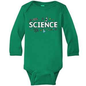 Science May The Force Be With You Funny Baby Long Sleeve Bodysuit