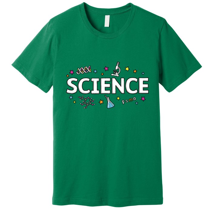 Science May The Force Be With You Funny Premium T-Shirt