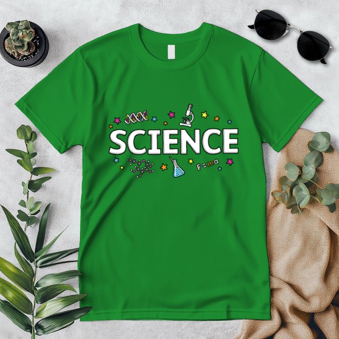 Science May The Force Be With You Funny Premium T-Shirt