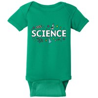 Science May The Force Be With You Funny Baby Bodysuit