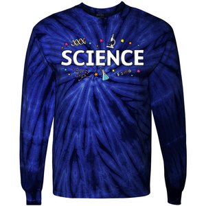 Science May The Force Be With You Funny Tie-Dye Long Sleeve Shirt