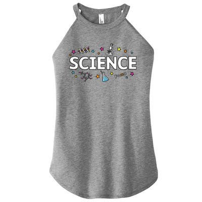 Science May The Force Be With You Funny Women's Perfect Tri Rocker Tank