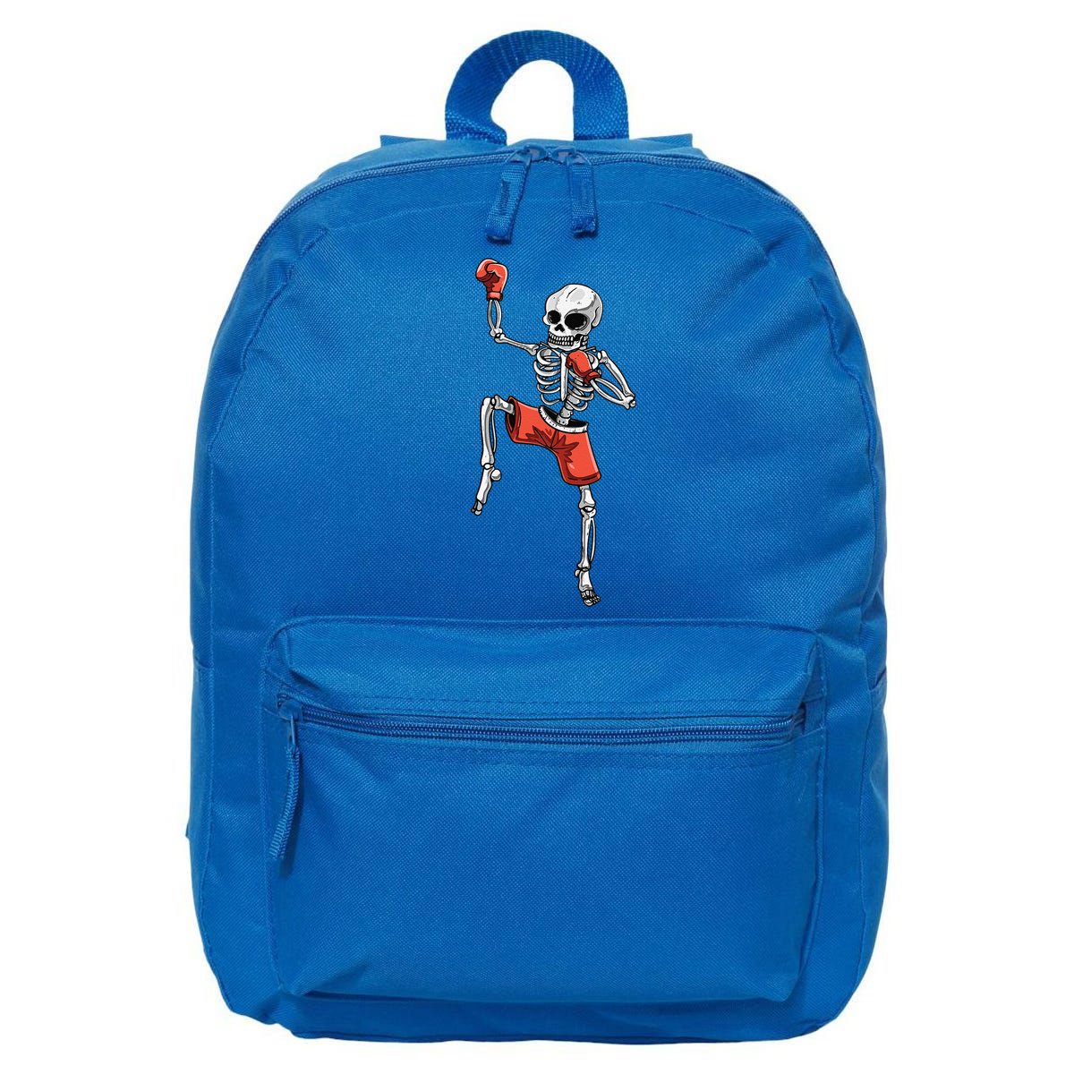 Skeleton Muay Thai Halloween Kickboxing MMA Fighter Costume 16 in Basic Backpack