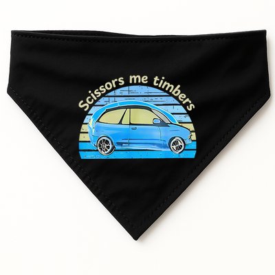 Scissors Me Timbers Funny Car USA-Made Doggie Bandana