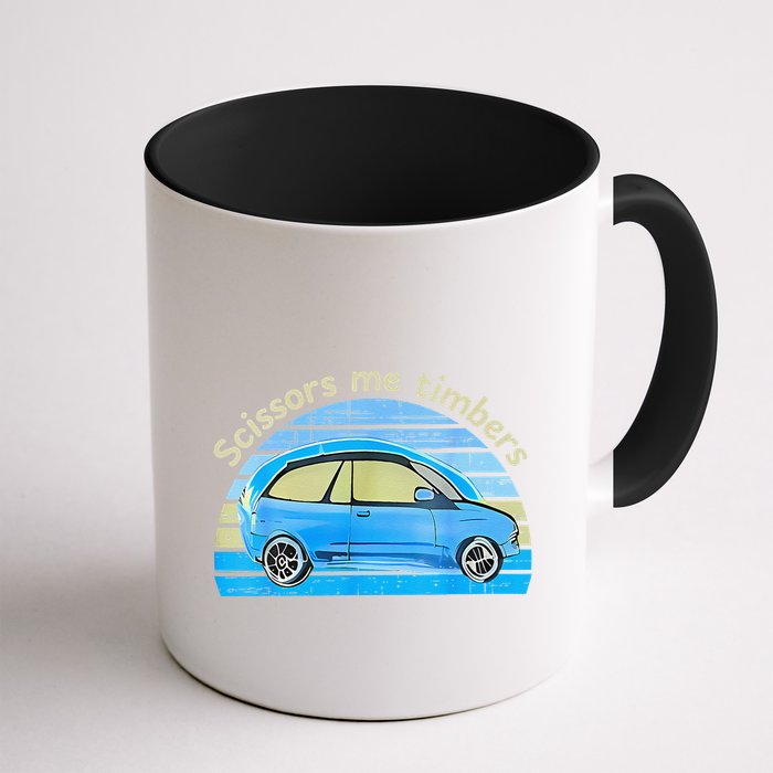 Scissors Me Timbers Funny Car Mug
