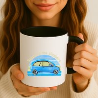 Scissors Me Timbers Funny Car Mug