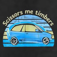 Scissors Me Timbers Funny Car 15oz Campfire Ceramic Mug