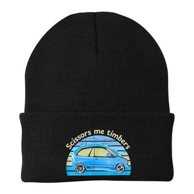 Scissors Me Timbers Funny Car Beanie