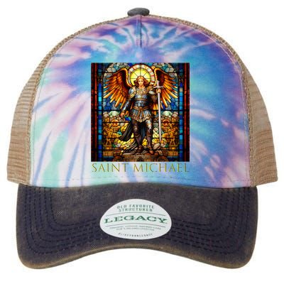 Saint Michael The Archangel Legacy Tie Dye Trucker Hat