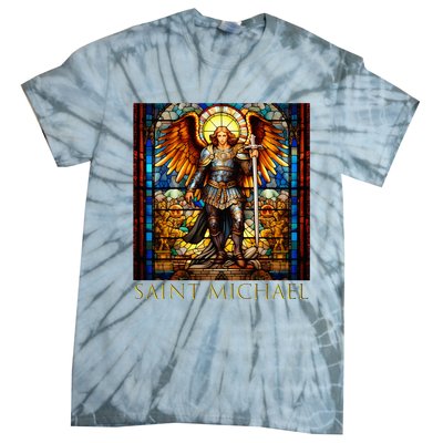 Saint Michael The Archangel Tie-Dye T-Shirt